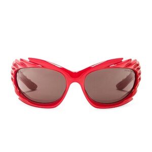 NWOT Balenciaga Spike Sunglasses in Red